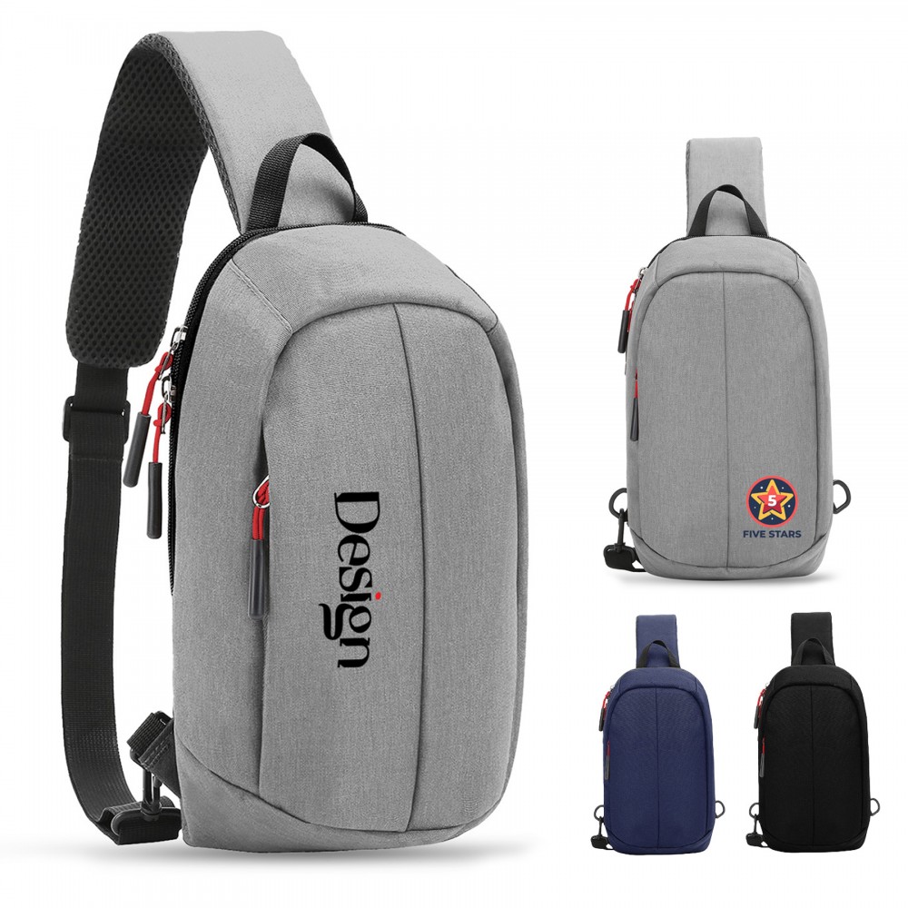 Sport Travel Sling Bag Custom Embroidered