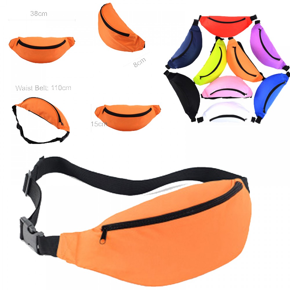 Colorful Outdoor Waist Fanny Pack Custom Printed