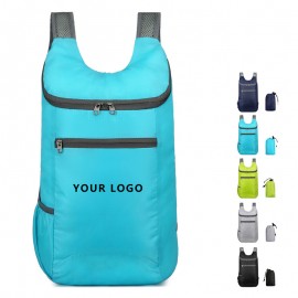 Folding Hiking Backpack Outdoor Custom Travel Bag with Logo