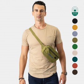 TERRA THREAD - Cadera Fanny Pack Sustainable GOTS & Fair Trade Certified Custom Embroidered  TERRA THREAD - Cadera Fanny Pack Sustainable GOTS & Fair Trade Certified Custom Embroidered