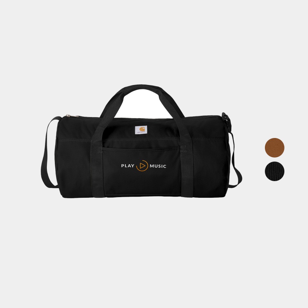 Carhartt Canvas Packable Duffel with Pouch Custom Printed Carhartt Canvas Packable Duffel with Pouch Custom Printed