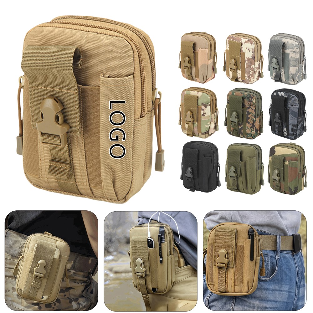 Logo Imprinted 600D Outdoor Tactical Waist Bag