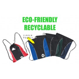 Custom Printed Eco Friendly Drawstring Bag  Custom Printed Eco Friendly Drawstring Bag