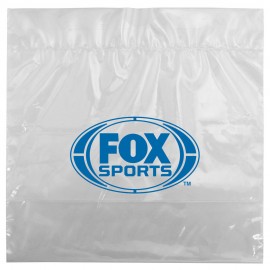 Custom Printed LDPE Clear Drawtape Handle Bag  Custom Printed LDPE Clear Drawtape Handle Bag