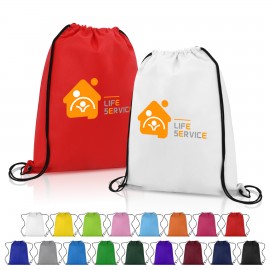 Custom Printed Non-Woven Drawstring Backpacks  Custom Printed Non-Woven Drawstring Backpacks