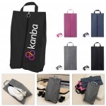 Custom Printed Waterproof Travel Shoe Bag W/ Zipper