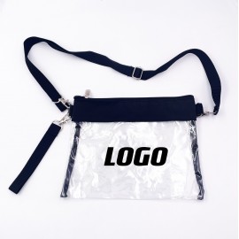 Custom Printed PVC Cross body Purse  Custom Printed PVC Cross body Purse