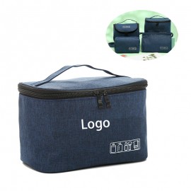 Custom Printed 2 in 1 Portable Toiletry Bag Cosmetic Bag  Custom Printed 2 in 1 Portable Toiletry Bag Cosmetic Bag
