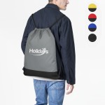Logo Imprinted Waterproof Drawstring Backpack