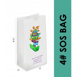 Full Color 4# SOS Bag - Digital Printing Custom Printed  Full Color 4# SOS Bag - Digital Printing Custom Printed