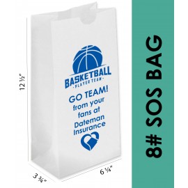 Custom Printed 8# SOS Bag With One Color Printing  Custom Printed 8# SOS Bag With One Color Printing