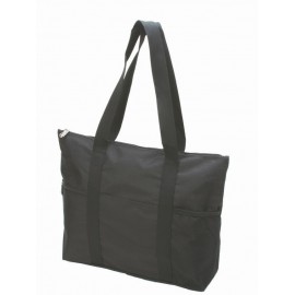 600 Denier Travel Tote Bag w/Metal Key Hook with Logo