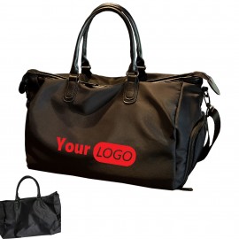 Custom Portable Waterproof Travel Fitness Bag with Big-Capacity Custom Printed  Custom Portable Waterproof Travel Fitness Bag with Big-Capacity Custom Printed