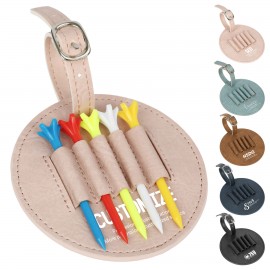 PU Golf Tees Holder with Logo