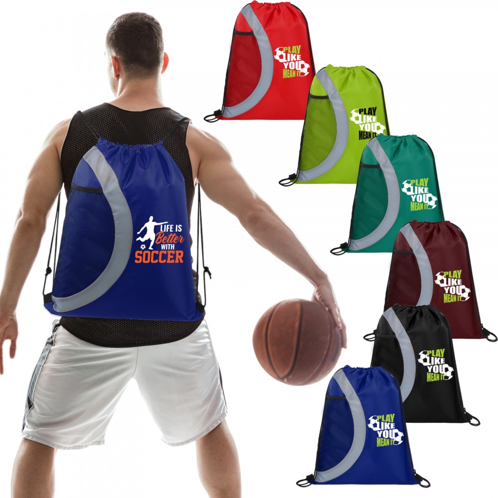 Drawstring Bag with Bottle Holder Custom Printed Drawstring Bag with Bottle Holder Custom Printed