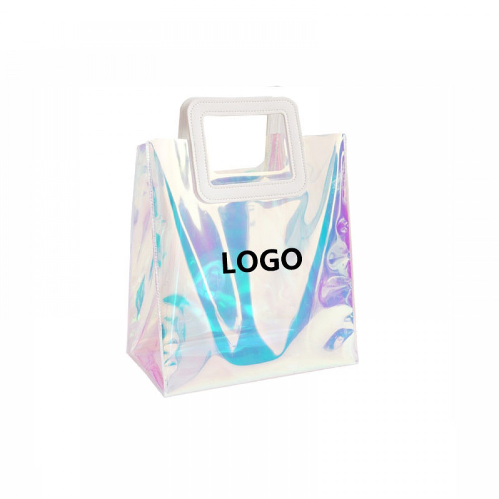 Athletic Logo Clear Plastic Bag