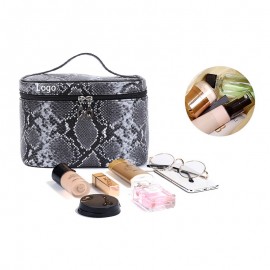 Custom Printed Snakeskin Toiletry Bag Cosmetic Bag  Custom Printed Snakeskin Toiletry Bag Cosmetic Bag