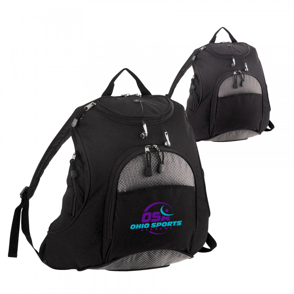 600D Polyester Adventure Backpack w/Padded Back & Shoulder Straps Custom Embroidered 600D Polyester Adventure Backpack w/Padded Back & Shoulder Straps Custom Embroidered