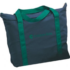 Custom Printed 600 D Medium Zip-Top Tote Bag  Custom Printed 600 D Medium Zip-Top Tote Bag