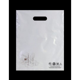 Custom Embroidered 2.5 Mil OceanPoly Die-Cut Tote Bag (12