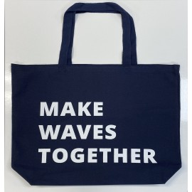 Custom Printed 12 Oz. Large Dyed Cotton Tote Bag