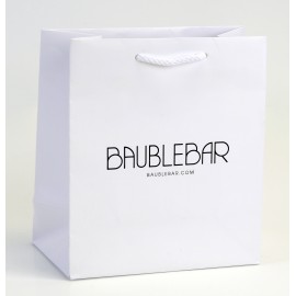 Custom Embroidered White Kraft Euro-Tote Bag (8''x4''x10'') *TARIFF ITEM - CALL OR EMAIL FOR CURRENT PRICE*  Custom Embroidered White Kraft Euro-Tote Bag (8