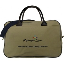 Custom Embroidered 18 Oz. Color Canvas Conference Tote Bag  Custom Embroidered 18 Oz. Color Canvas Conference Tote Bag