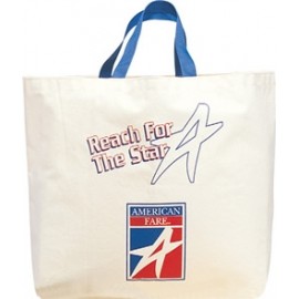 Promotional 15 Oz. Color Canvas Jumbo Tote Bag  Promotional 15 Oz. Color Canvas Jumbo Tote Bag