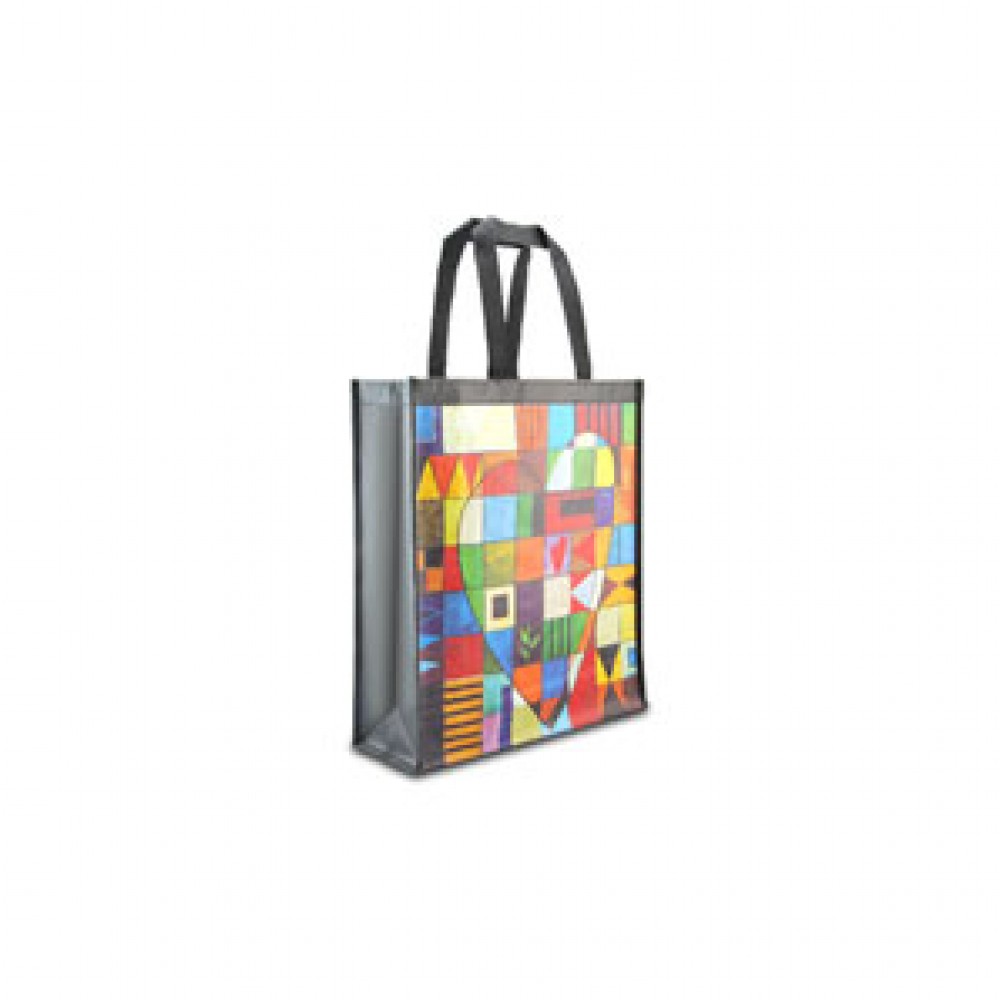 Laminated Woven Polypropylene Muscle Tote Bag (15"x5"x16.5") Custom Printed Laminated Woven Polypropylene Muscle Tote Bag (15"x5"x16.5") Custom Printed