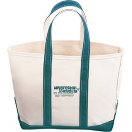 Logo branded 22 Oz. Natural Canvas Heavy Hauler II Tote Bag