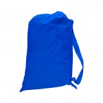 Large Canvas Laundry Bag with Webbed Shoulder Strap Logo Imprinted