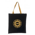 Promotional 10 Oz. Natural Cotton Zip Tote Style