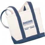 Logo branded 18 Oz. Natural Canvas Heavy Hauler I Tote Bag