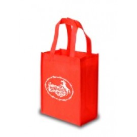 Custom Printed Non-Woven Polypropylene Small Tote Shopping Bag (8"x4"x10") *TARIFF ITEM - CALL OR EMAIL FOR PRICE*