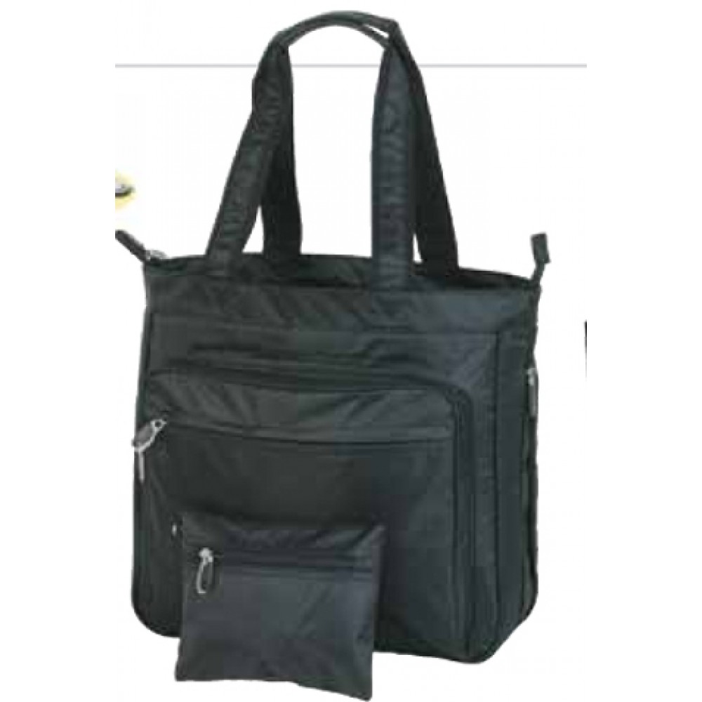 Custom Printed Lady's Expandable Compu-Tote Bag