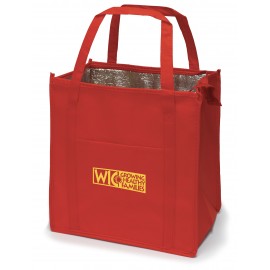 Custom Embroidered Insulated Grocery Tote Bag (13''x9''x15'')