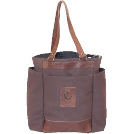 Custom Embroidered 18 Oz. Color Cotton Deluxe Tote