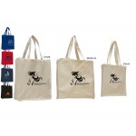 Medium Natural Heavy Canvas Shopper Bag Logo Imprinted