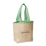 Custom Embroidered Laminated Jute Tote Bag