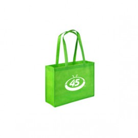 Logo branded Non-Woven Medium Tote Bag w/Shoulder Handle