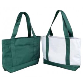 Custom Printed Polyester Shopping Tote Bag w/PVC Backing  Custom Printed Polyester Shopping Tote Bag w/PVC Backing