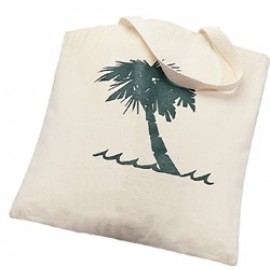 Custom Printed 600D Color Canvas Large Flat Promo Tote Bag