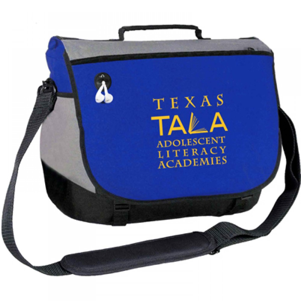 Personalized Deluxe Messenger Bag with Computer Bay