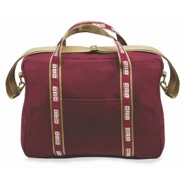 Large Attache (Polyester) w/Woven Motif Ribbon with Logo