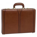 Branded McKlein USA Lawson Brown Leather Attache Case