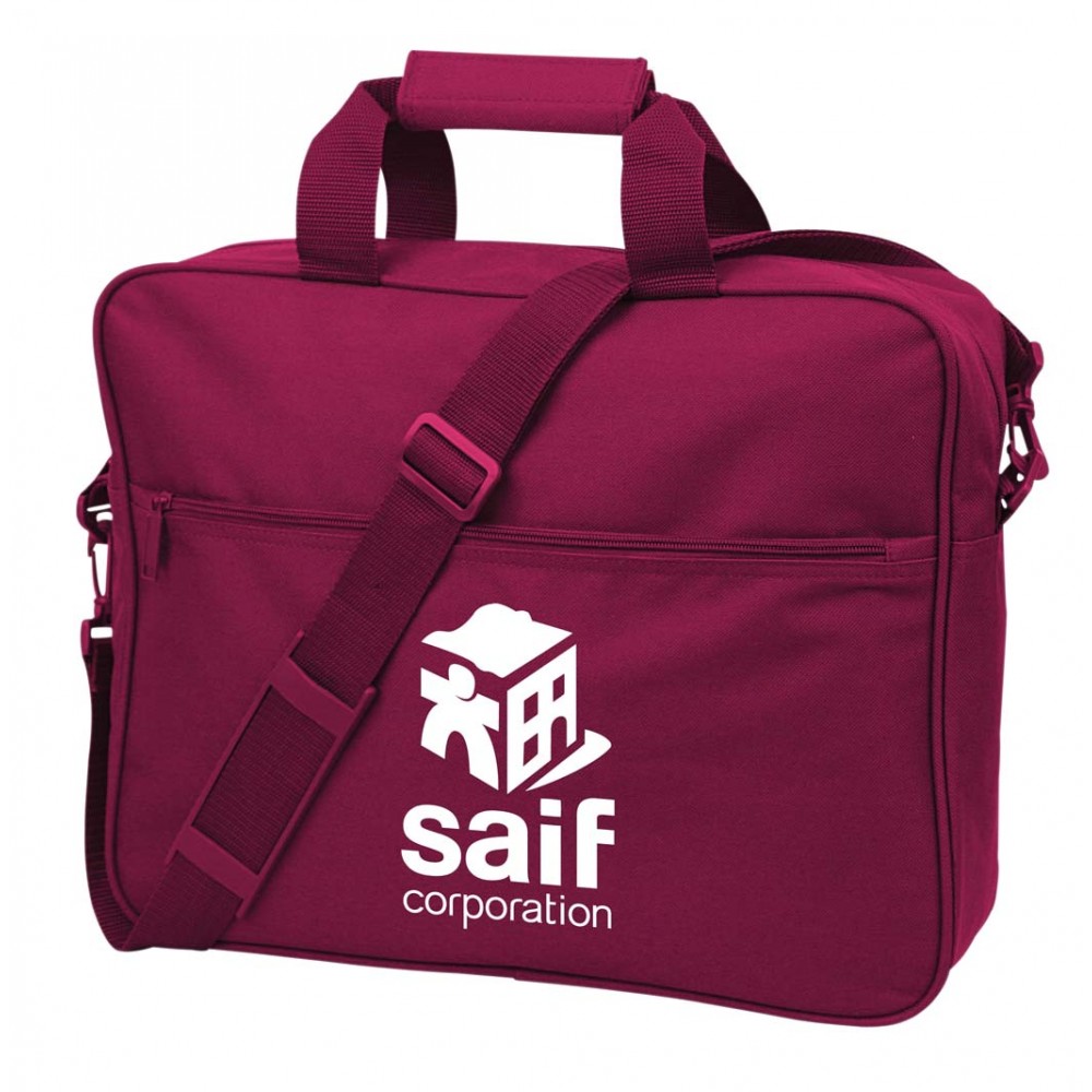 Custom Imprinted Splendor Brief Bag (15 1/2"x12 1/2"x3 3/4") Custom Imprinted Splendor Brief Bag (15 1/2"x12 1/2"x3 3/4")