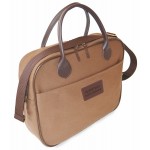 Promotional Corporate Attach w/Spade Handles (Dyed Canvas/Leather)