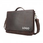 Customized Business Travel Leather Briefcase