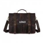 Customized Leather Business Laptop Briefcase