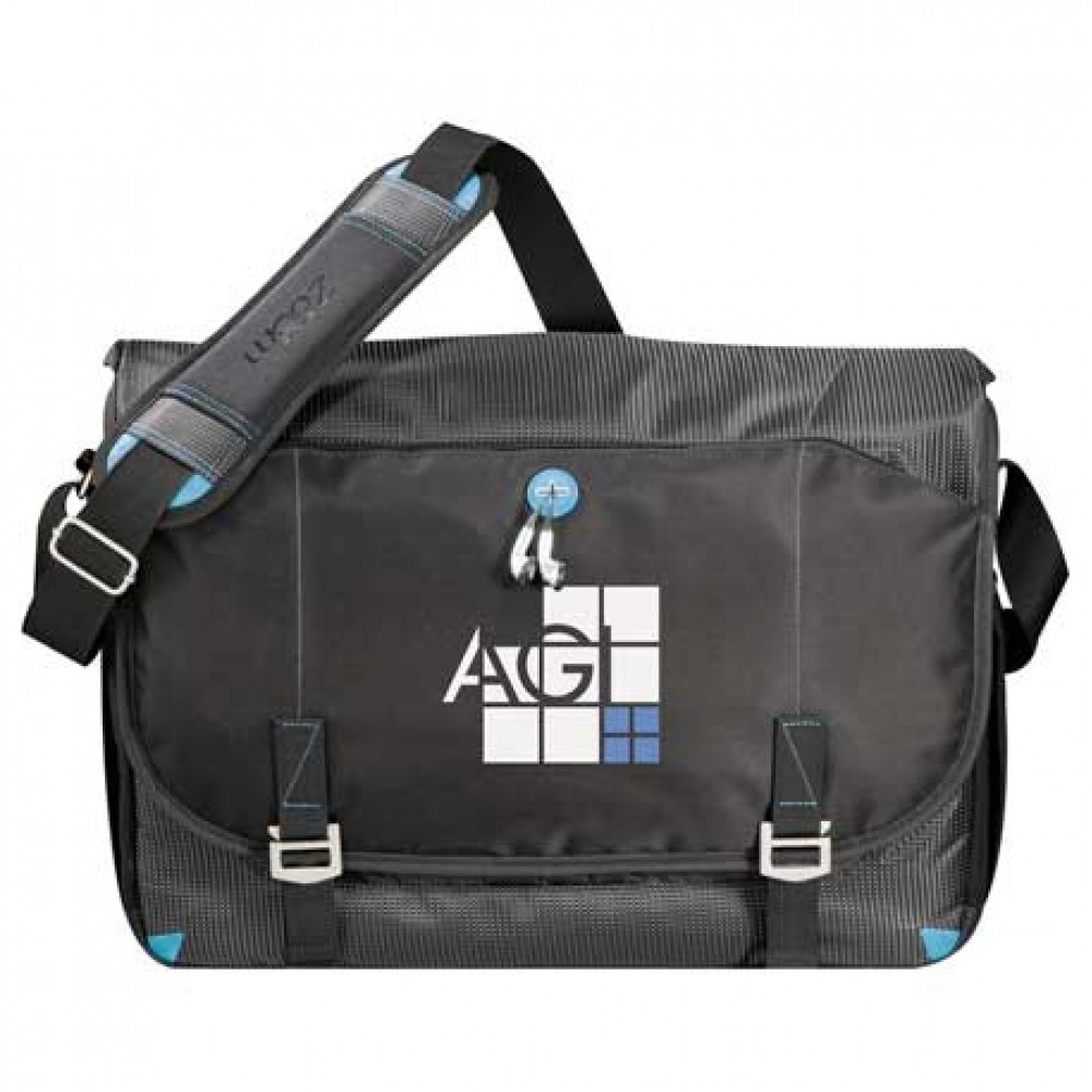 Zoom TSA 17" Computer Messenger Bag Branded Zoom TSA 17" Computer Messenger Bag Branded